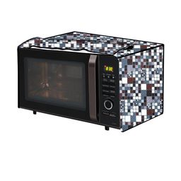 The Furnishing Tree PVC Waterproof Microwave Oven Cover Compatible for 20 L Grill 20PG4S Abstract P-picture-2