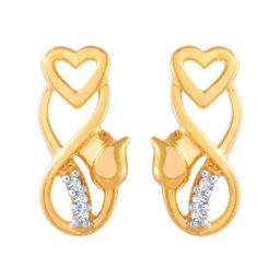 P.C. Chandra Jewellers 14 kt Gold Earrings-picture-25