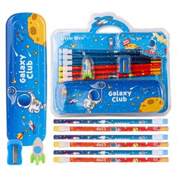 Fiddlerz Stationary Set Pack of 9 - Blue-picture-45