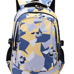 Tinytot 26 Litre Stylish & Trendy Water Resistant Hi Storage School Collage Travel Backpack Bag Multicolor - 18 Inch-image-57