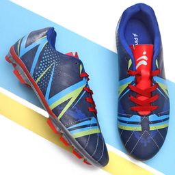 Pine Active Lace Closure Soccer Shoes - Blue-picture-10