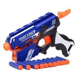 Zyamalox Blaze Storm Hot Fire Soft Bullet Gun: 10 Safe Foam Bullets, Target Shooting Battle Game for Kids Boys-4
