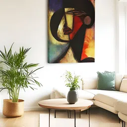 Sassyco Multicoloured Single Piece Canvas Other Wall Paintings-picture-43