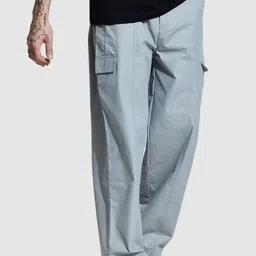 Snitch Men Relaxed Loose Fit Trousers-picture-20