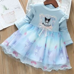 StyleCast Girls Embellished Net Fit & Flare Dress-image-56