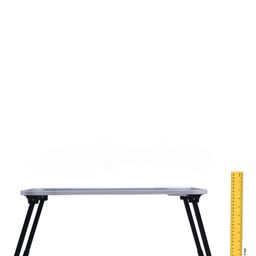 fab n funky Smart Multipurpose Foldable Laptop Table with Cup Holder Solid Colour  - Blue image 3