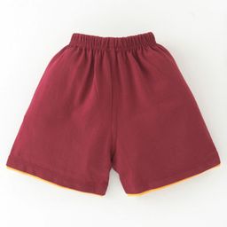 Simply Sinker Cotton Knit Shorts with Text Print Pack of 2 - Multicolour image 3