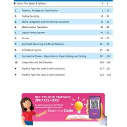 oswaal books Oswaal One for All Olympiads Previous Year Solved Papers Class 7 Reasoning For 2025 Exam image 3