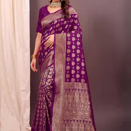 Moda Rapido Woven Design Zari Silk Cotton Kanjeevaram Saree-image-41