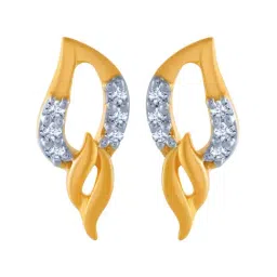 P.C. Chandra Jewellers 18 kt Gold & Diamond Earrings-picture-37