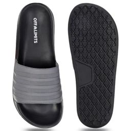 OFF LIMITS Men's LAIDBACK Light Grey Slides image 5