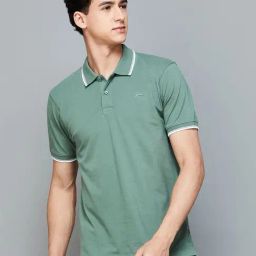 Fame Forever by Lifestyle Sage Regular Fit Polo T-Shirts-image-40