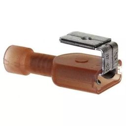 MOLEX Quick Disconnect Crimp Terminals FEMALE PIGGYBACK, 6.35MM, 18AWG, RED 19013-0025 (Pack of 5)-image-95