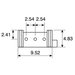 Vishay Through Hole Trimmer Resistor 1/2 W Power 100 kΩ Resistance Pin Terminal, M64X104KB40 image 5