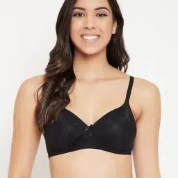 Clovia Black Non Wired Padded T-Shirt Bra-picture-12