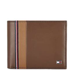 Tommy Hilfiger North Tan Casual Leather Bi-Fold Wallet for Men-image-60