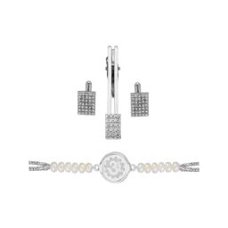 Sri Jagdamba Pearls 0.99 Silver Rakhi Hamper-image-63