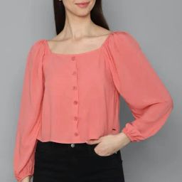 Allen Solly Peach Regular Fit Top-image-40