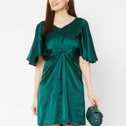 MISH Green A Line Dress-image-35