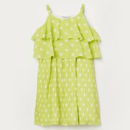 Fame Forever by Lifestyle Girls Green Polyester Printed Casual Dresses-image-90