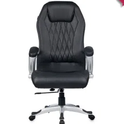 Adiko Systems Black Classic High Back Executive Revolving Chair-96