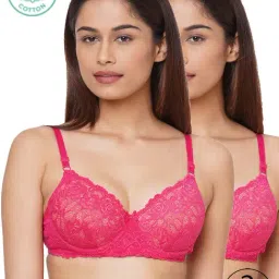 Inner Sense Pink Full Coverage T-Shirt Bra - Pack of 2-picture-22