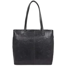 Hidesign Black Solid Medium Tote Handbag-11