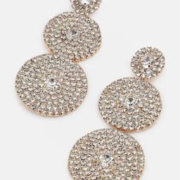 Sohi Gold Plated Party Designer Stone Dangler Earrings-12