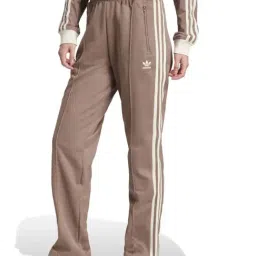 Adidas Originals Brown Cotton Regular Fit Track Pants-image-7