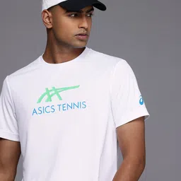 ASICS Brand Logo Printed Rapid-Dry Tennis T-shirt-image-64