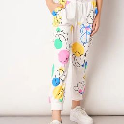 Jack & Jones Junior White Printed Trackpants-picture-24