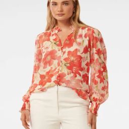 Forever New Flora Fluted Pleat Blouse-image-21