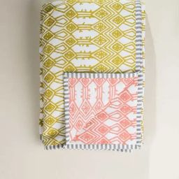 Freedom Tree Arka Cotton Cambric And Flannel Yellow Double Dohar-image-62