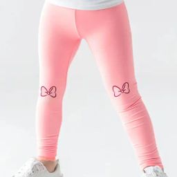 Nauti Nati Girls Pink Printed Regular Fit Leggings-picture-36