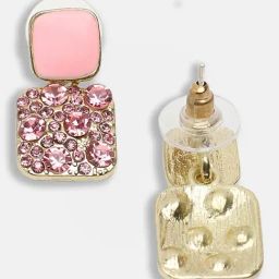 Sohi Gold Plated Party Designer Stone Drop Earrings-10