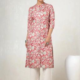 Soch Red Floral Print Kurta-image-28