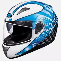 Studds White Large (580 mm) Full Face Helmet, Shifter D3 Decor-image-67