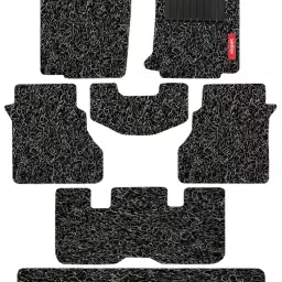 Elegant PVC Grass Black Carpet Car Mat Compatible With Mahindra Alturas G4-image-74
