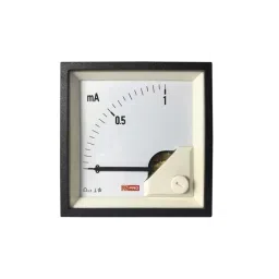 RS PRO Analogue Panel Ammeter 1 InputmA DC, 68X68 mm, 1862487-44
