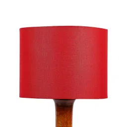 Tucasa NTU-155 B-22 Table Lamp with Wood Base (Red) image 4