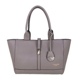 Carlton London Grey Solid Large Handbag-image-17