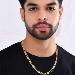 VOJ Gold Plated Chain for Men-image-88