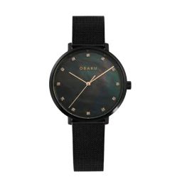 OBAKU V186LXBBMB Vest-Charcoal Analog Watch for Women-image-73