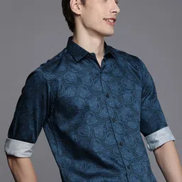 Allen Solly Pure Cotton Printed Casual Shirt-image-15
