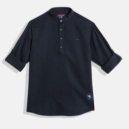 Monte Carlo Boys Textured Casual Smart Fit Shirt-image-45