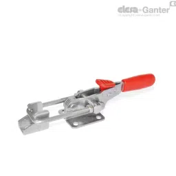 Elesa+Ganter Horizontal Latch Type Stainless Steel Toggle Clamps With Safety Hook And Pulling Action GN 851.3-700-T-A4-11
