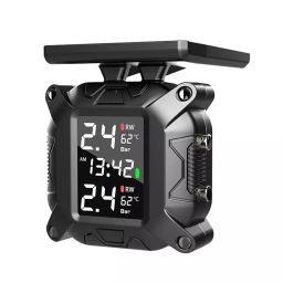 DHUNIKART 0-3.5 Bar Solar Power Tyre Pressure Monitoring System for Motorcycle with 2 External Sensors-image-20