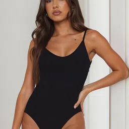 bebe Shoulder Strap Bodysuit-image-20