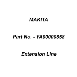 Makita Extension Line Suitable For ELM3320, Part No YA00000858-32