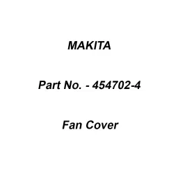 Makita Fan Cover Suitable For UB1102, Part No 454702-4-picture-34